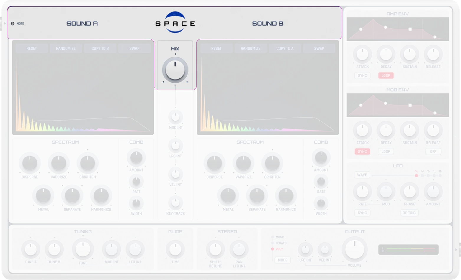 Space Wavetable A/B & Mix