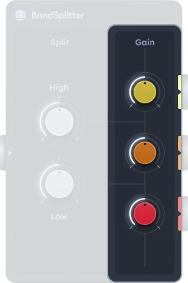 BandSplitter Gain Controls