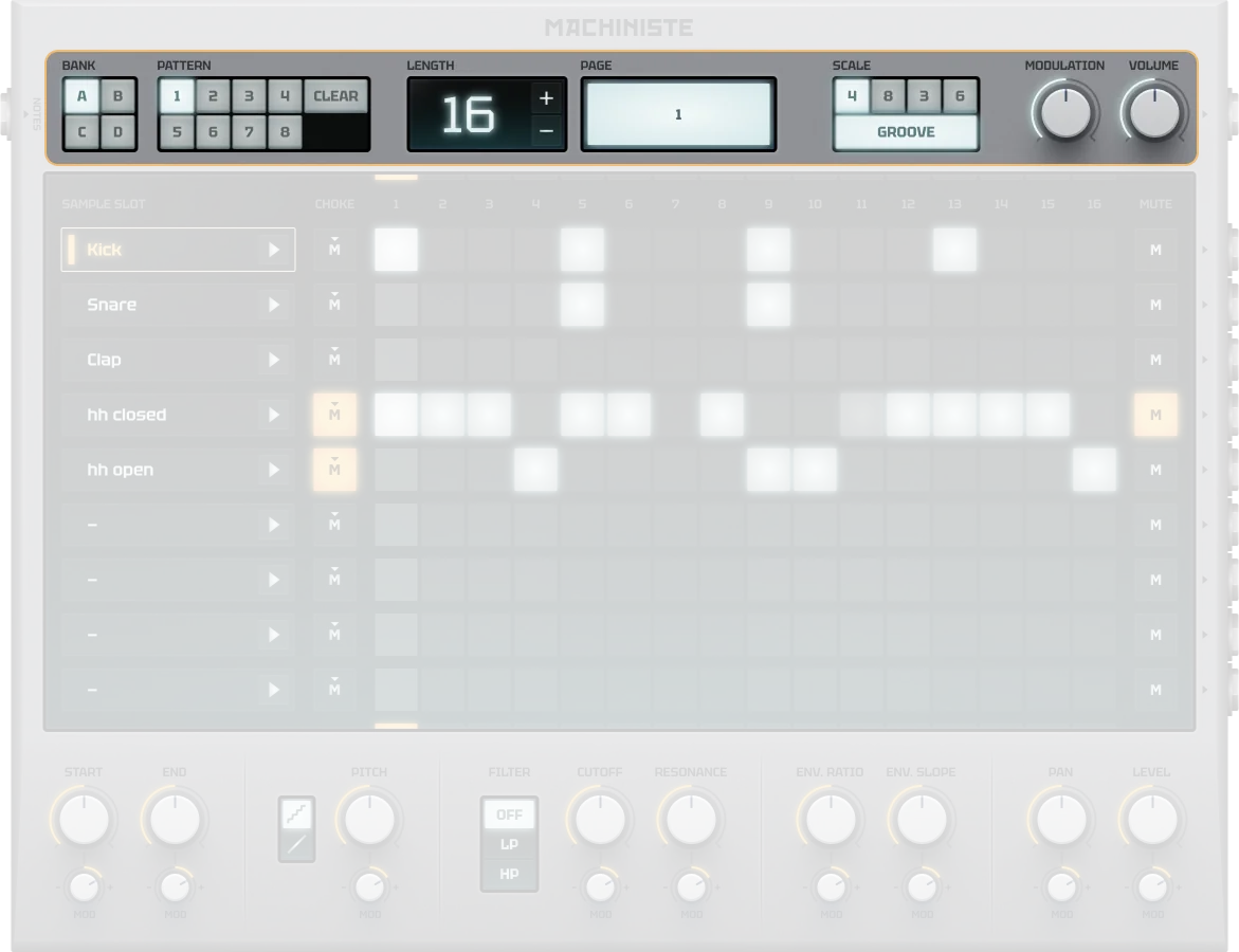 Machiniste Global Controls