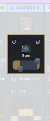 Mixer Channels Gain & Filter
