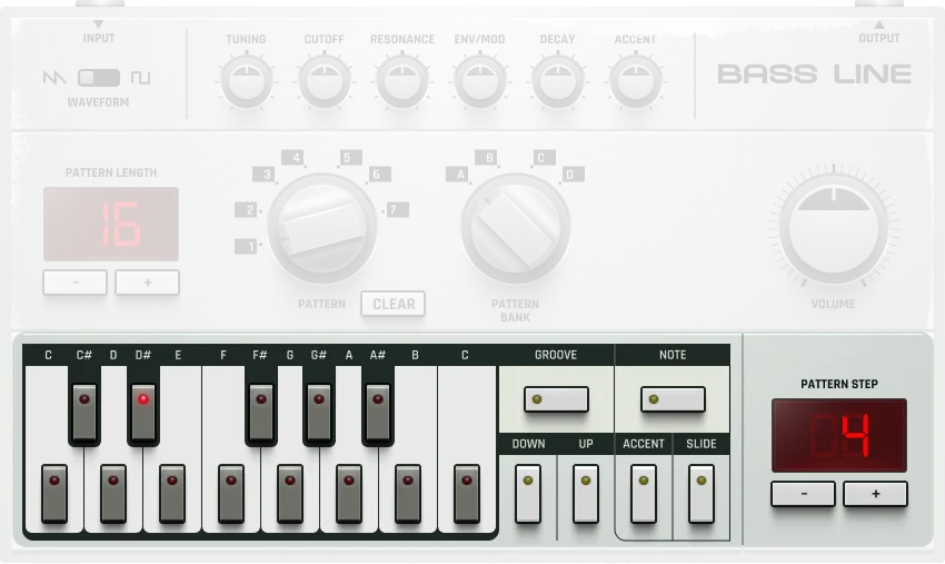Bassline Step Sequencer