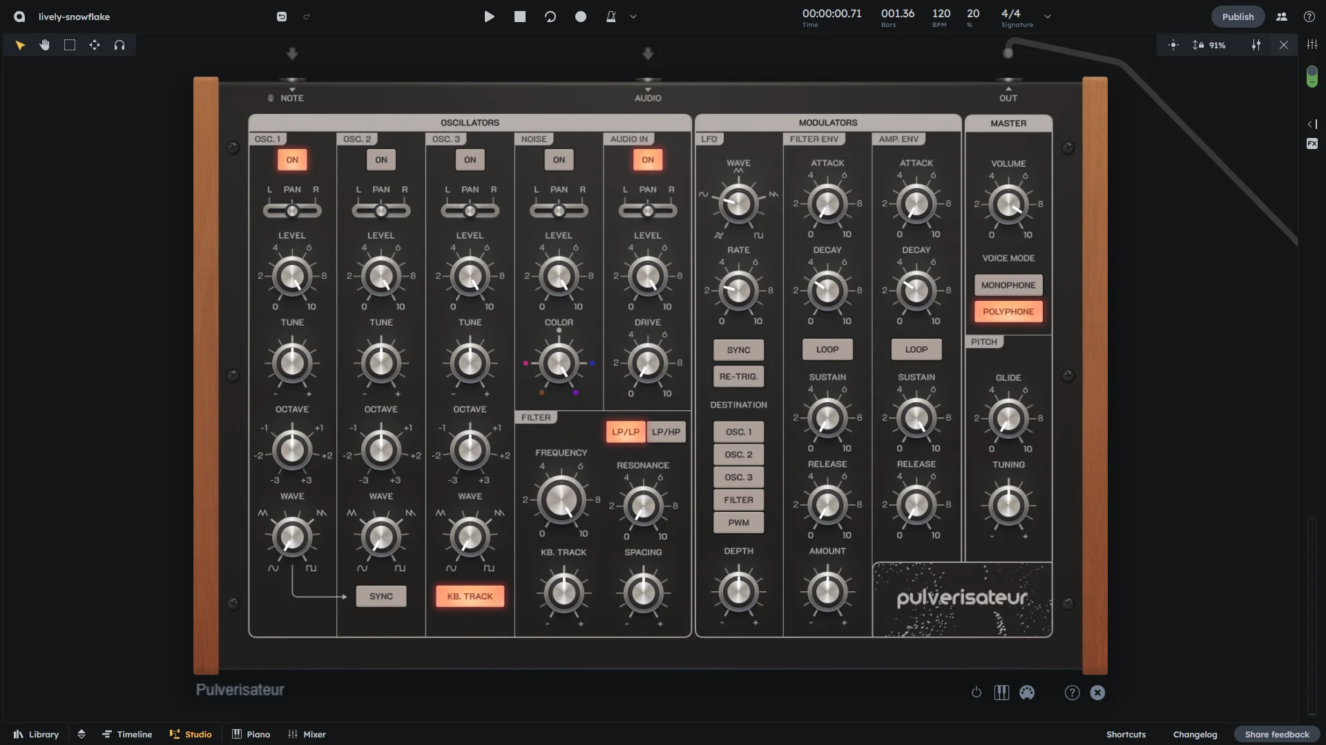 Pulverisateur Device
