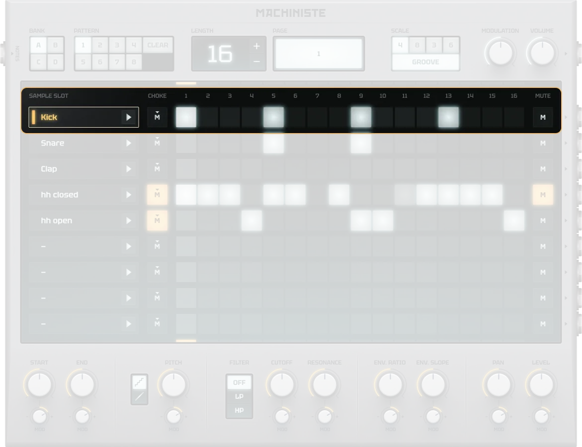 Machiniste Slots & Pattern Editor