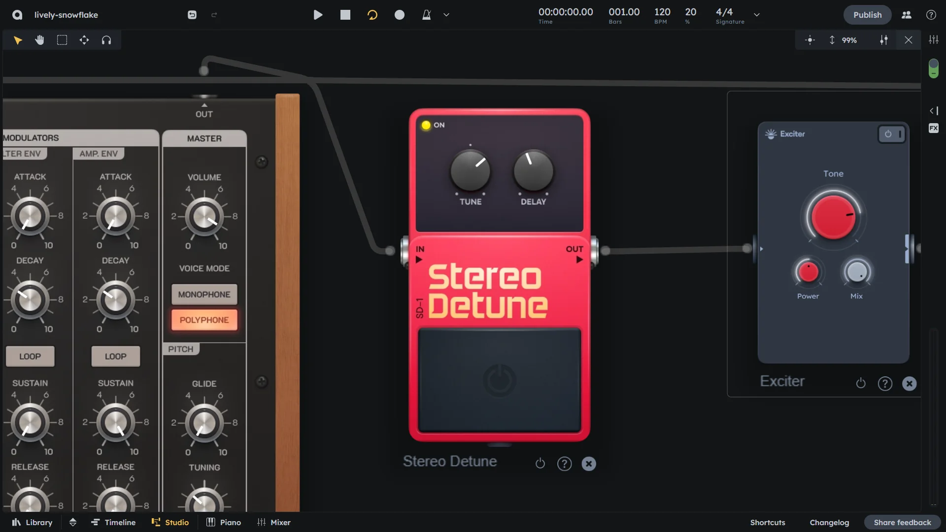 Stereo Detune Device